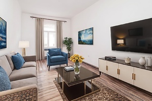 vizualizace obývací pokoj